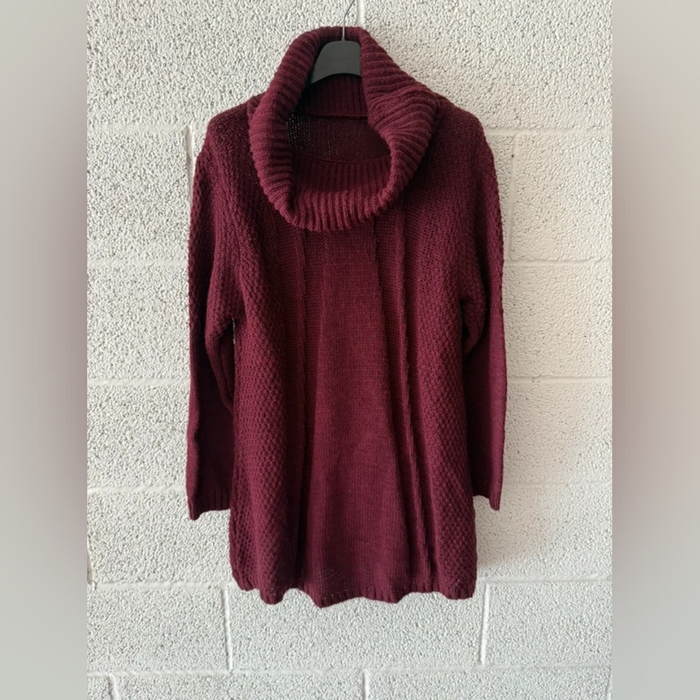Women's Burgundy Sweater